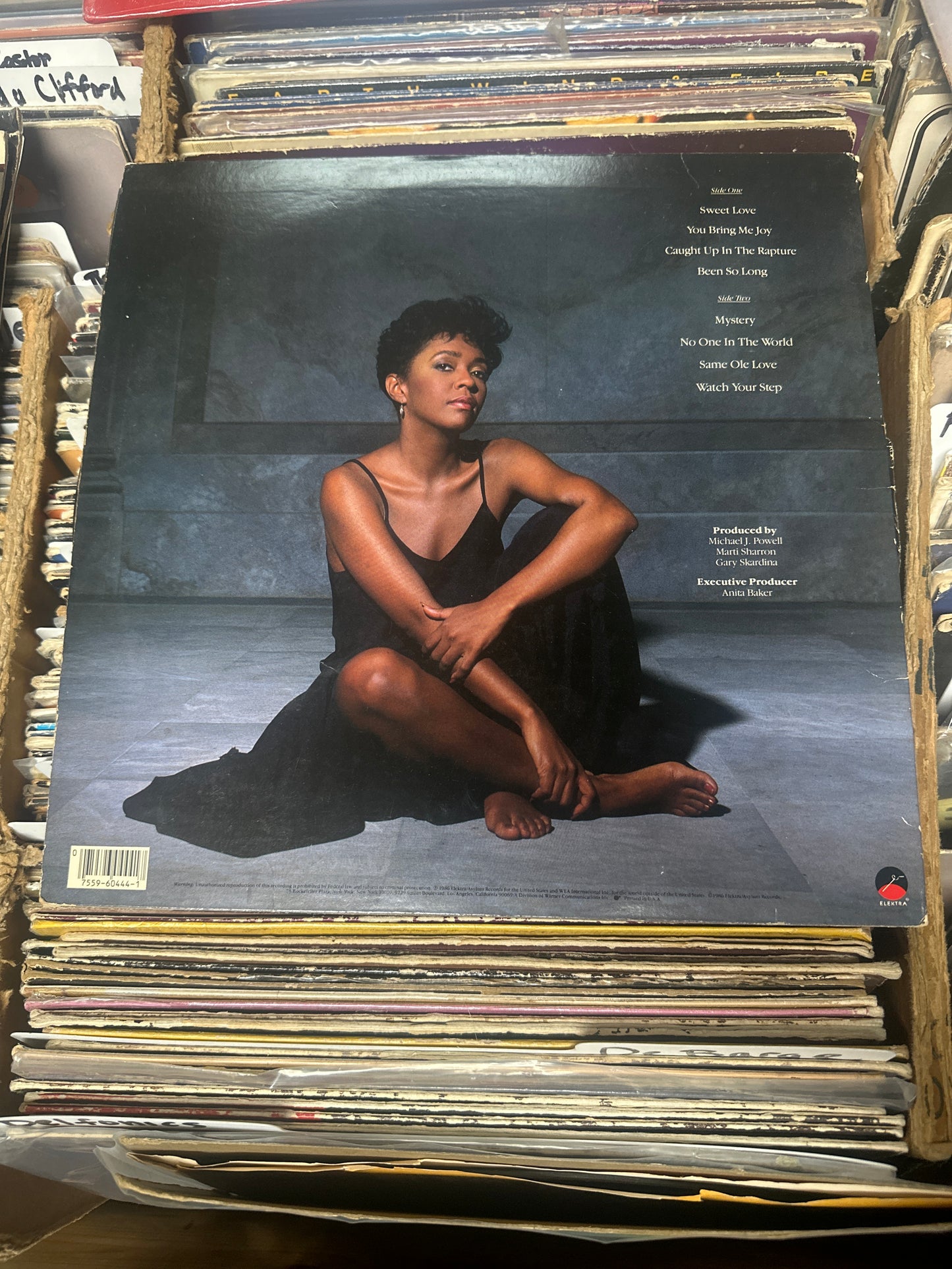 Anita Baker -Rapture 60444-1 (AR) Vinyl Lp VG/VG+