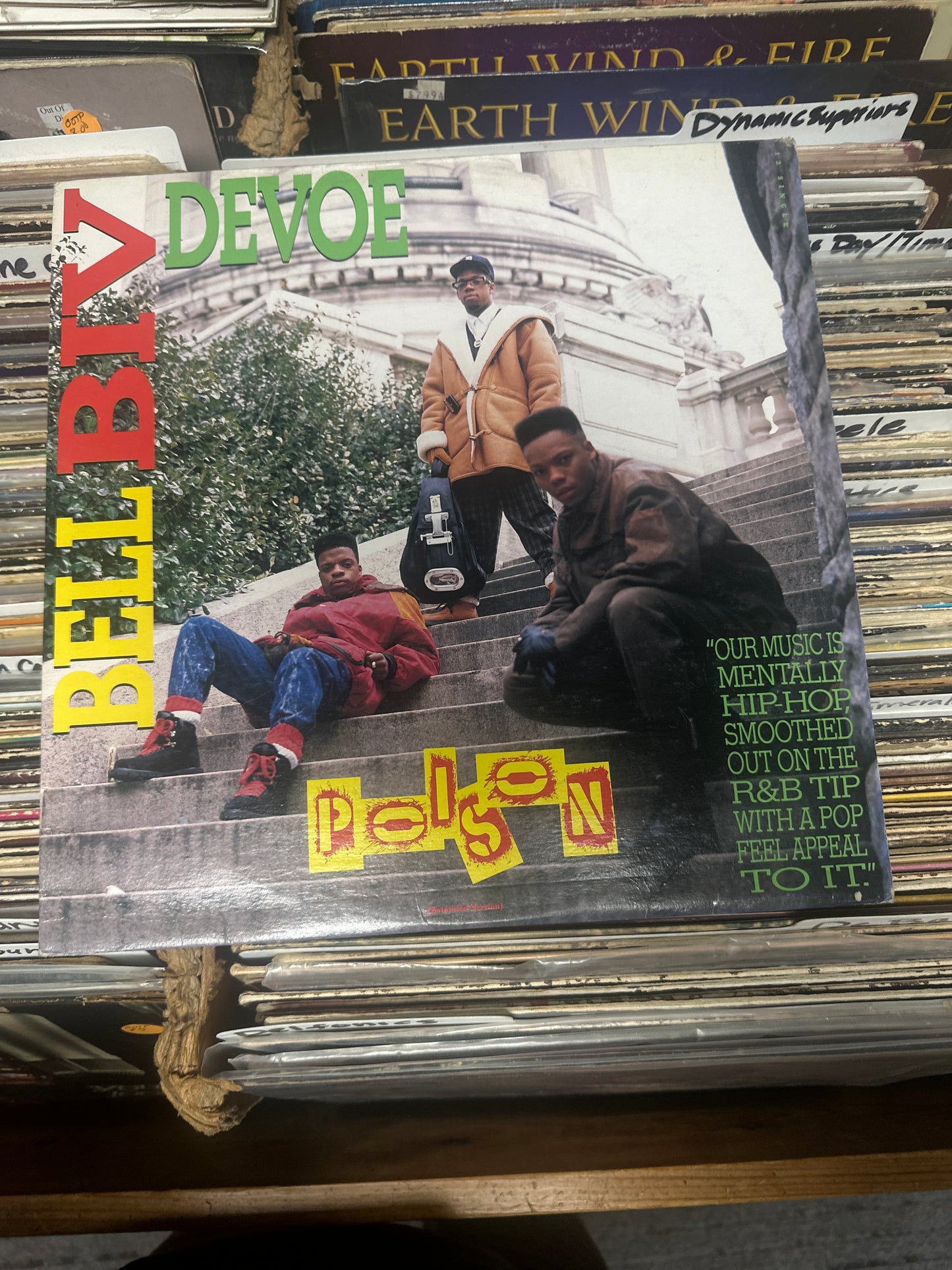 Bell Biv Devoe- Poison 12" Vinyl LP MCA-24003 VG+/VG+