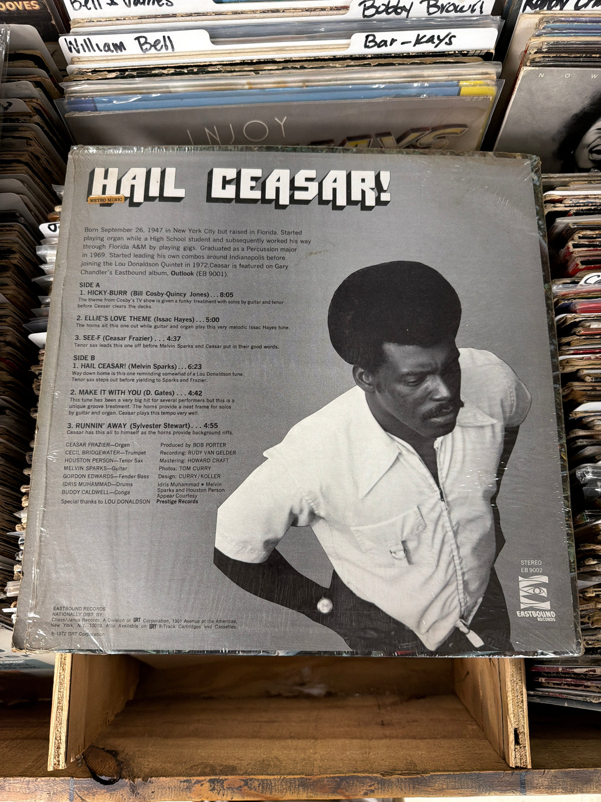 Ceasar Frazier – Hail Ceasar! EB 9002 Vinyl LP G+/VG+