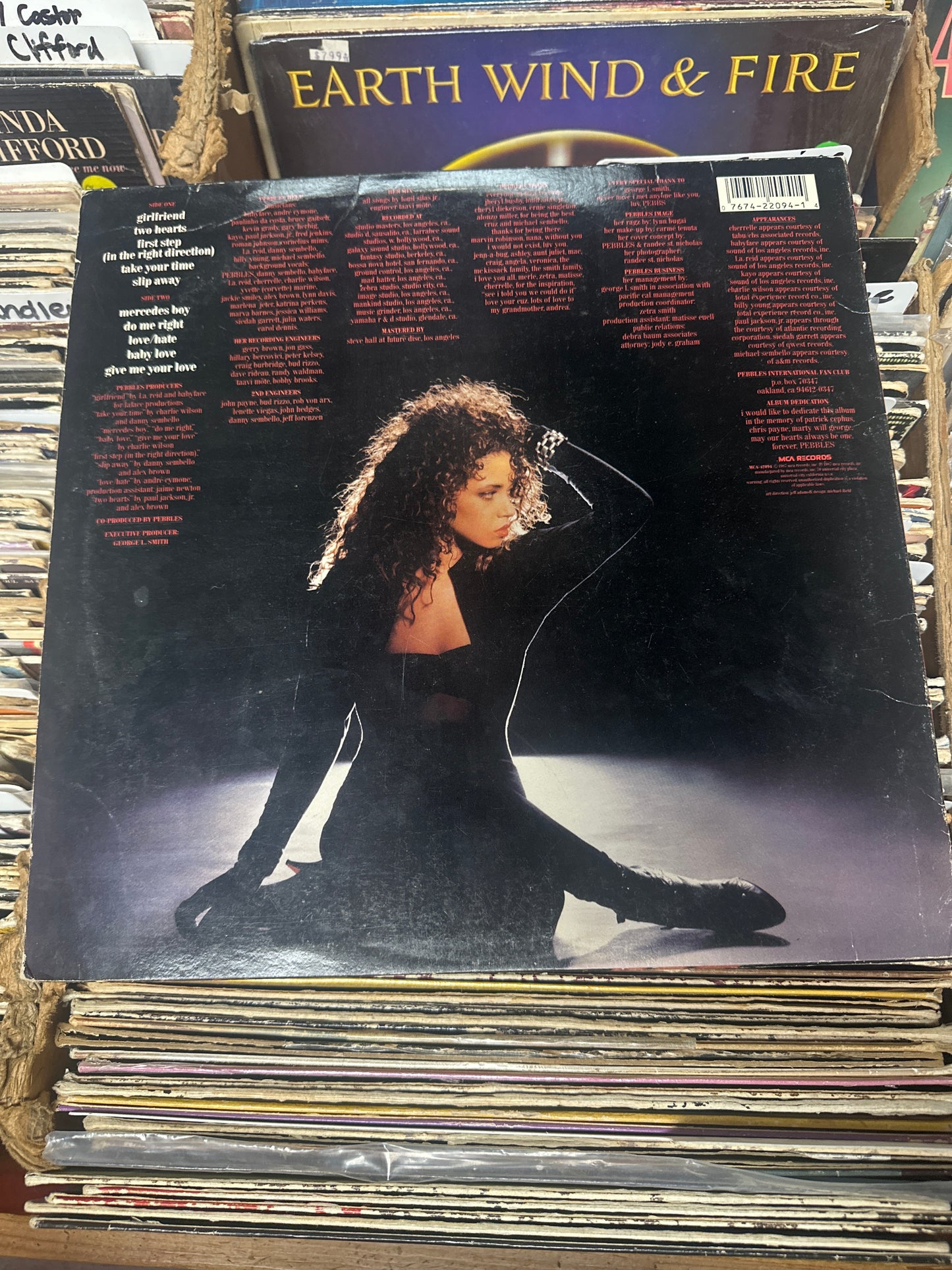 Pebbles-Pebbles Vinyl LP MCA-42094 VG+/VG+