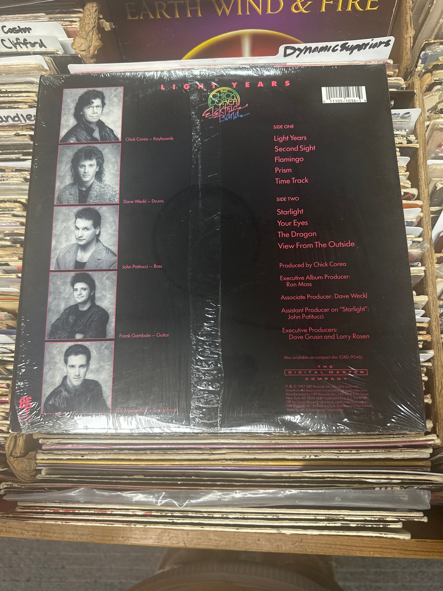 Chick Corea Elektric Band* – Light Years Vinyl LP GR-1036 Near Mint/VG+
