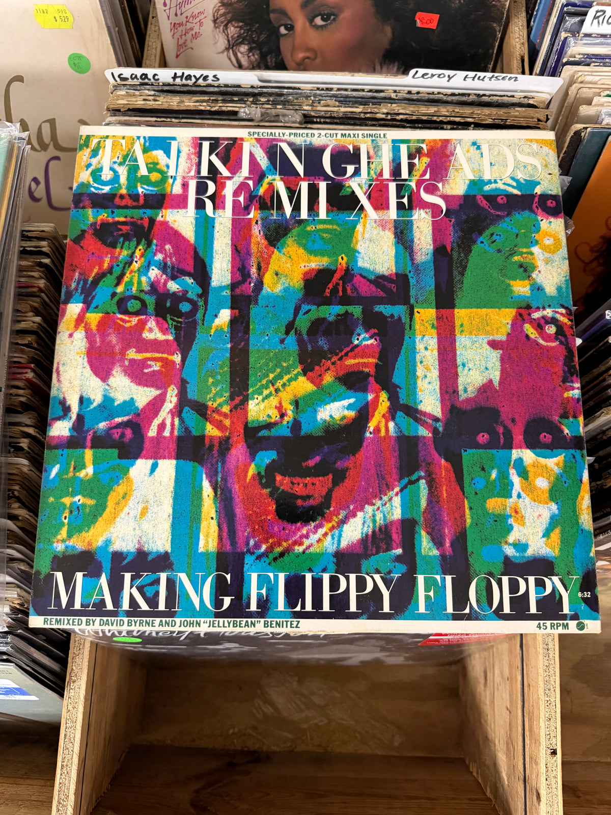 Talking Heads – Slippery People / Making Flippy Floppy (Remixes) 12", 45 RPM, Maxi-Single SRC Pressing VG+/VG+
