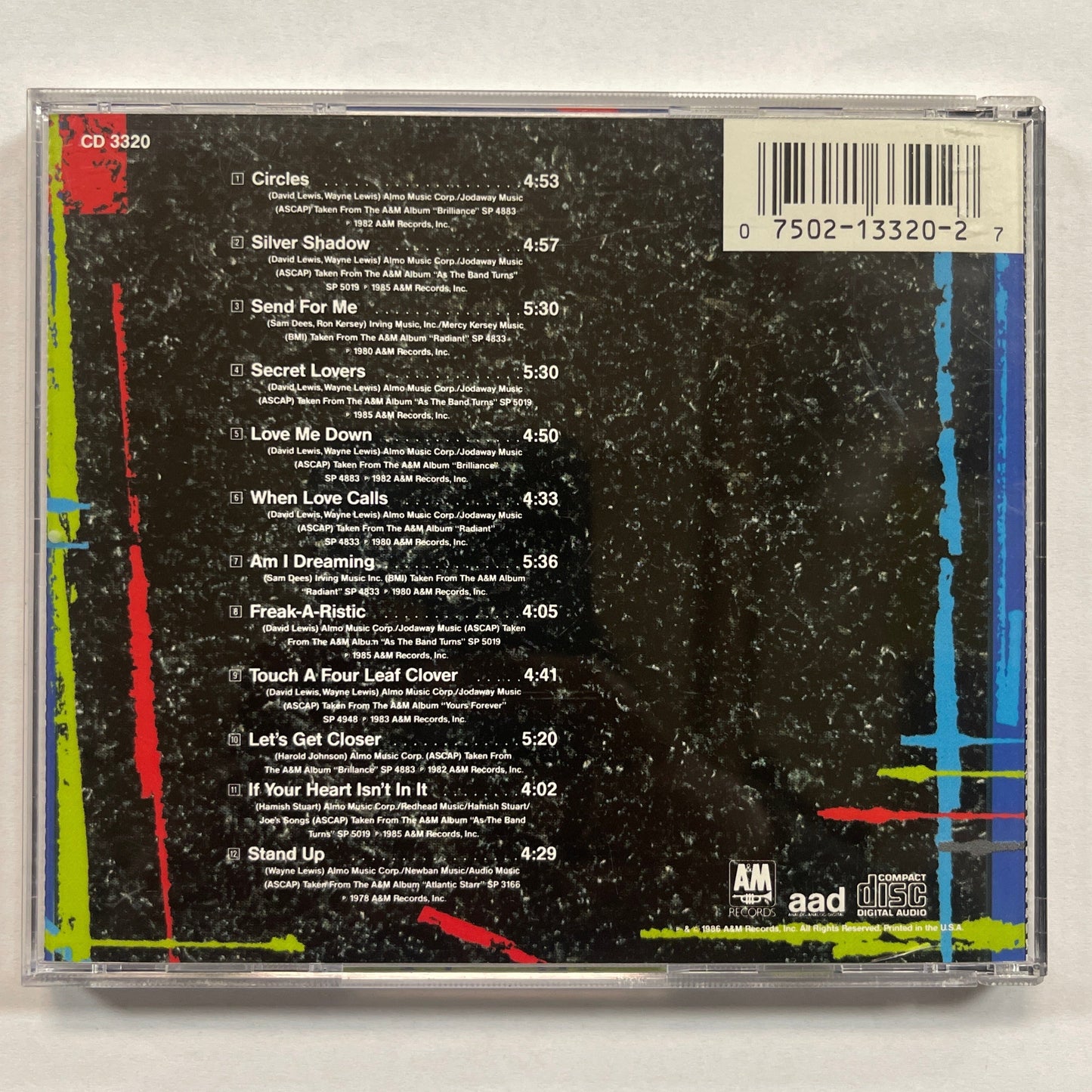 Atlantic Starr – Secret Lovers...The Best Of Atlantic Starr CD VG+/VG+