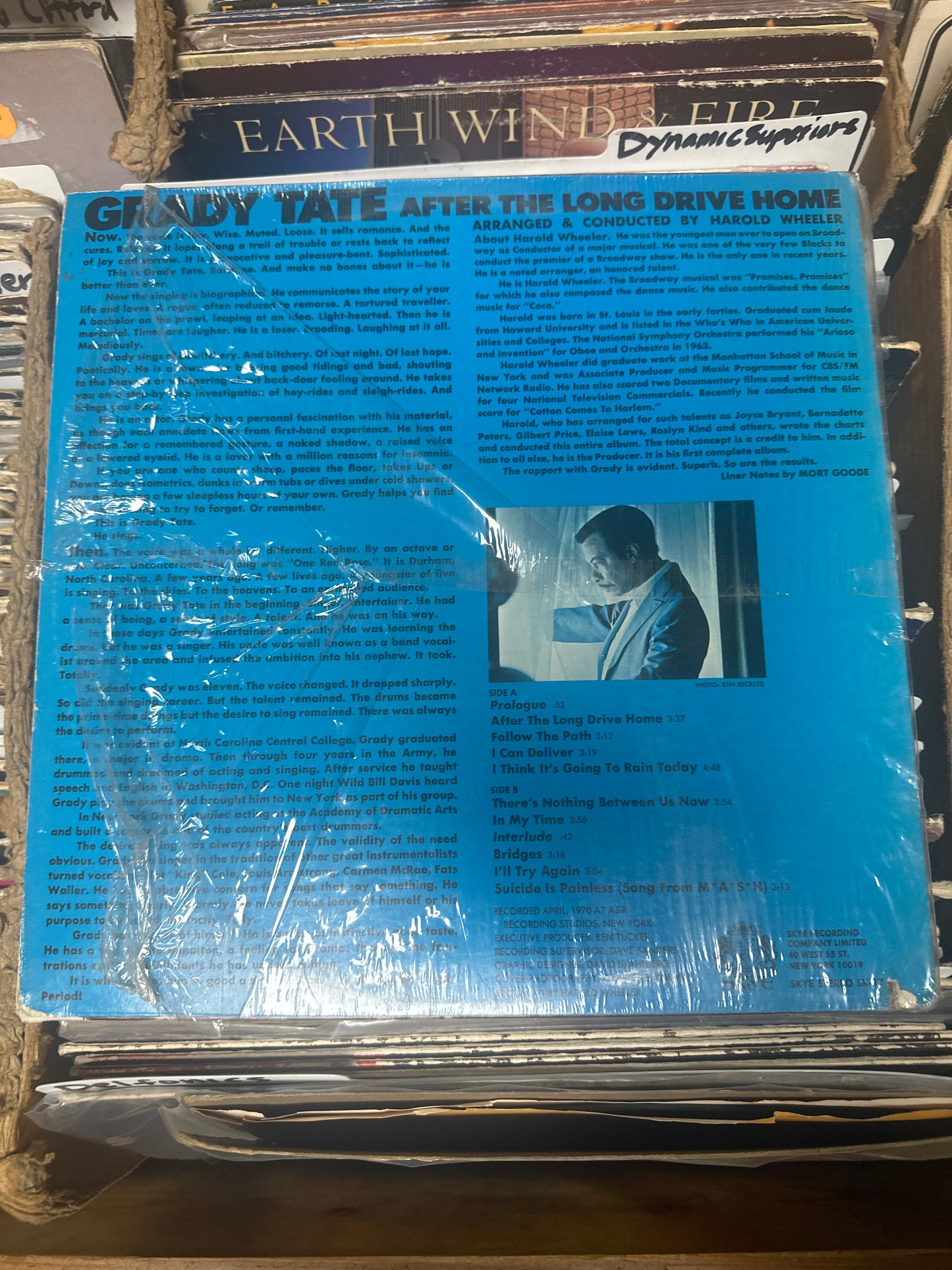 Grady Tate – After The Long Drive Home SK-17 Vinyl LP VG+/VG+