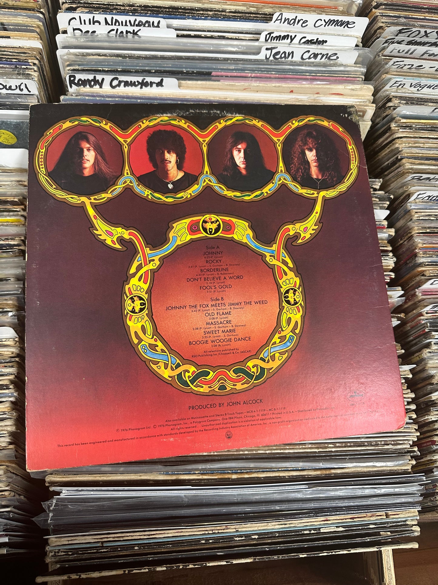 Thin Lizzy – Johnny The Fox Vinyl LP SRM-1-1119 VG+/VG