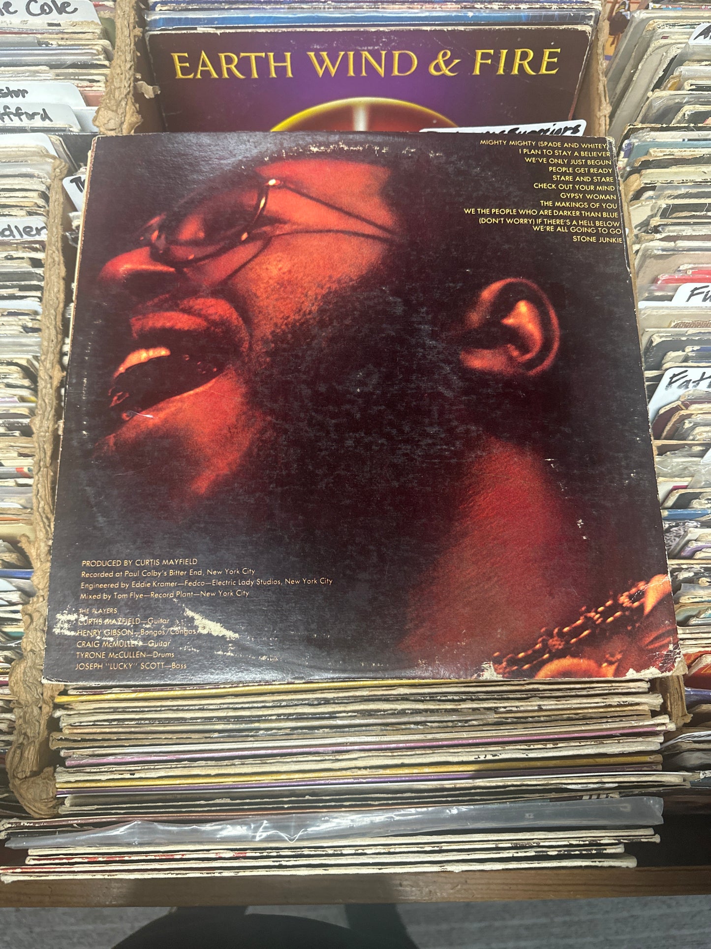 Curtis Mayfield – Curtis / Live!2X Vinyl LP CRS 8008 VG+/VG