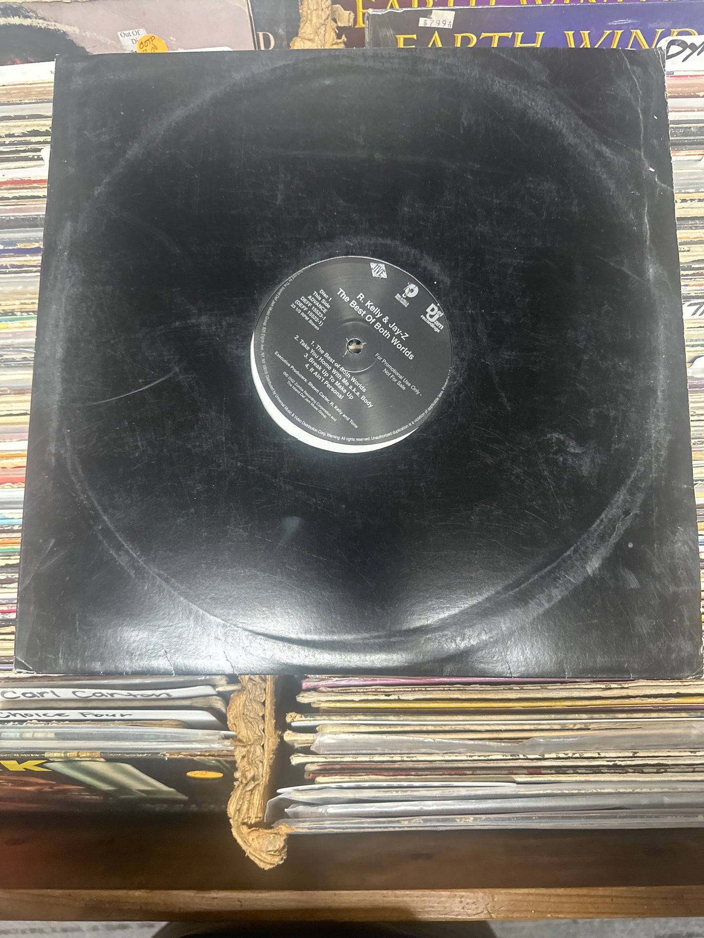 R. Kelly & Jay-Z – The Best Of Both Worlds Advanced Promo 2XVinyl LP VG+/VG+
