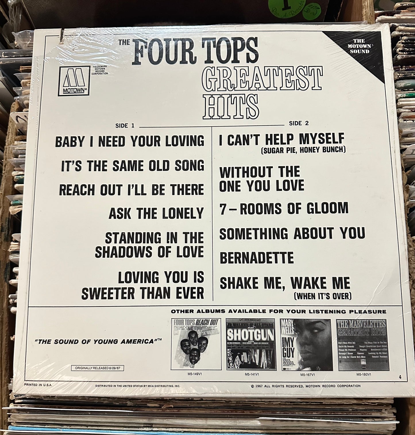 The Four Tops – Greatest Hits M5-209V1 Vinyl LP