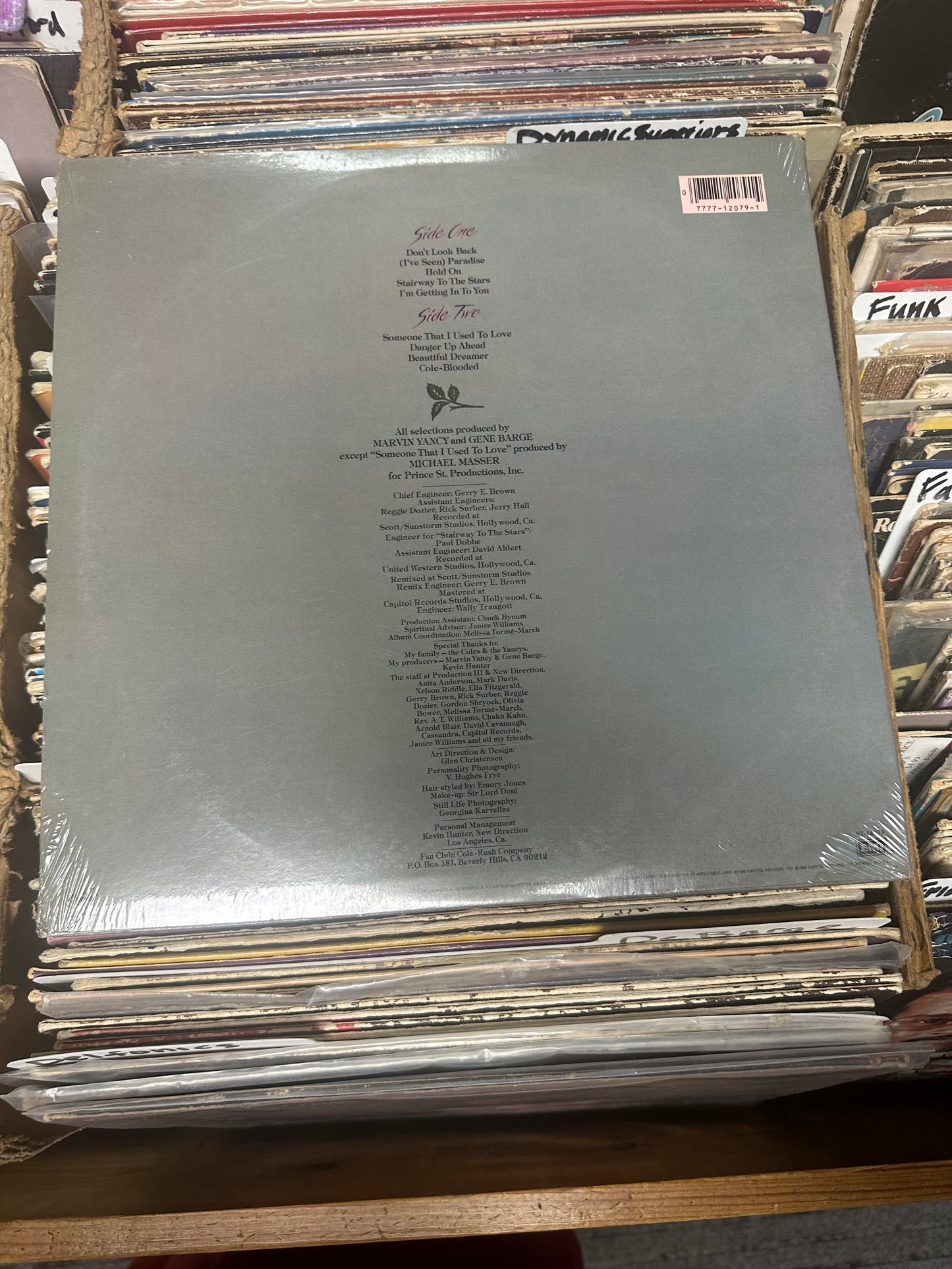 Natalie Cole – Don't Look Back Vinyl LP ST-12079