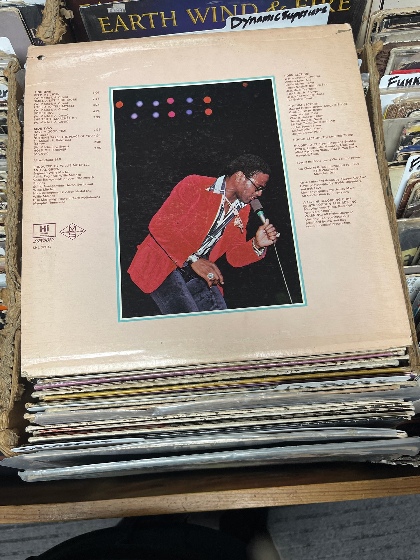 Al Green – Have A Good Time Vinyl LP SHL 32103 VG+/VG+