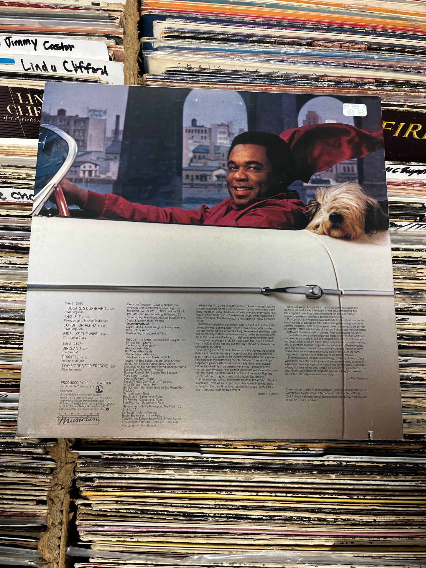 Freddie Hubbard – Ride Like The Wind Vinyl LP VG+/VG+