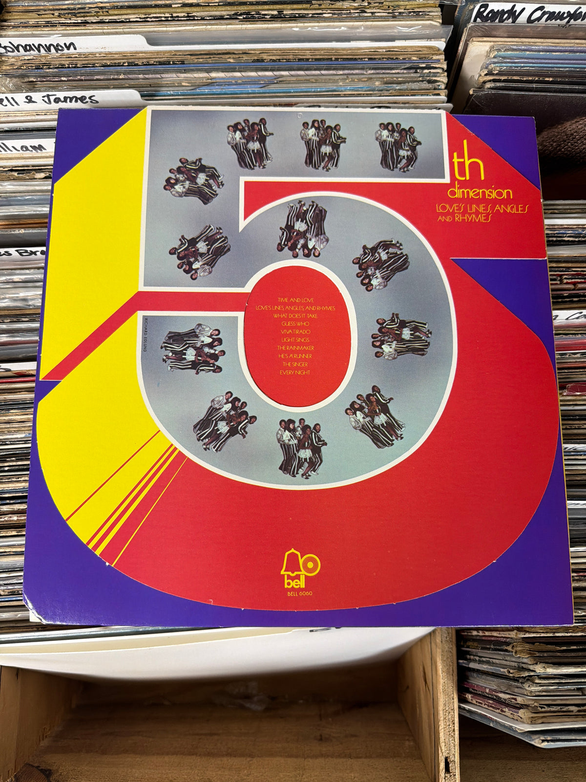 The 5th Dimension – Love's Lines, Angles And Rhymes BELL 6060 Vinyl LP VG+/VG+