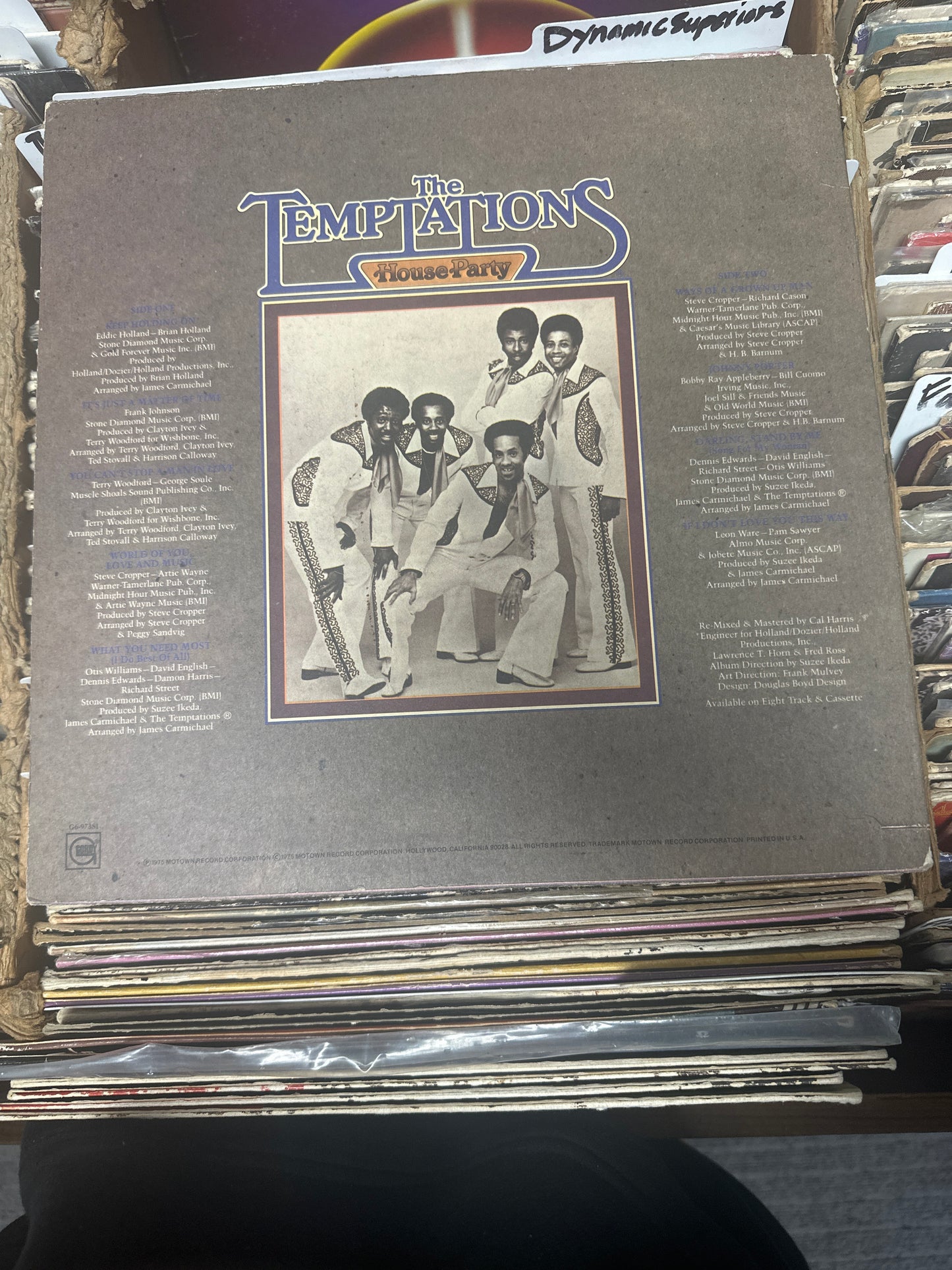 The Temptations – House Party Vinyl LP G6-973S1 VG+/VG+