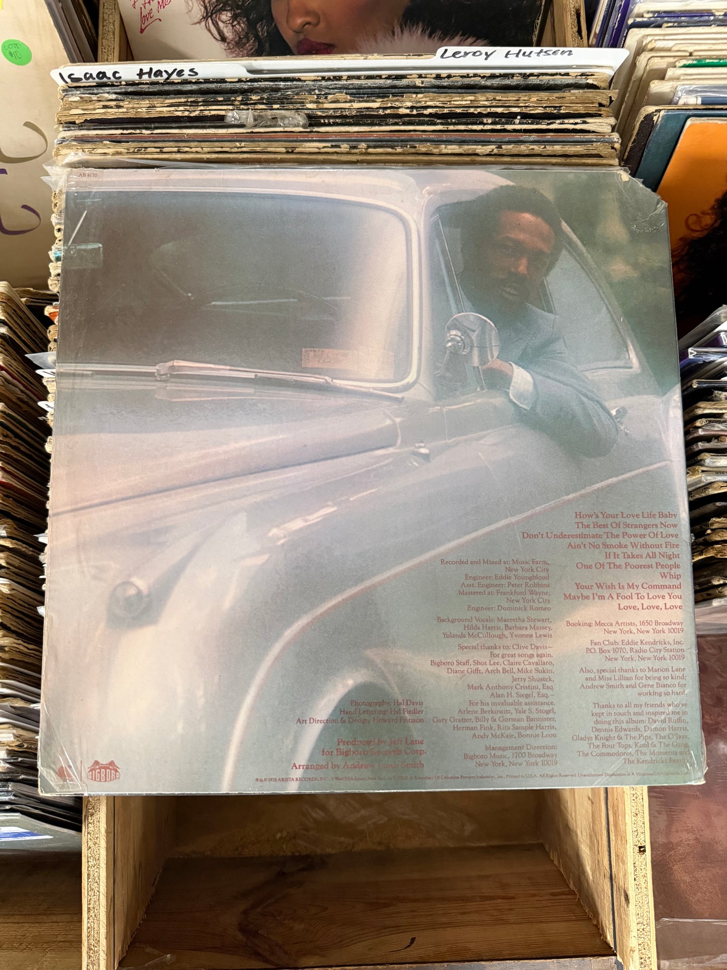 Eddie Kendricks – Vintage '78 Vinyl LP VG+/VG+