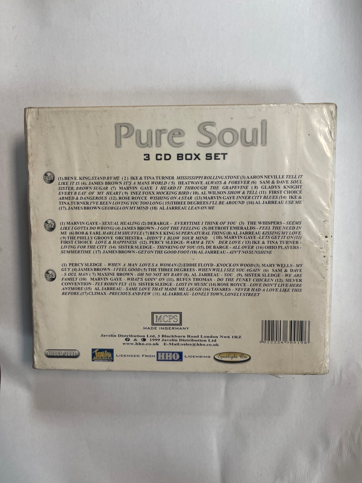 Pure Soul 3 x CD Box Set Mint Condition