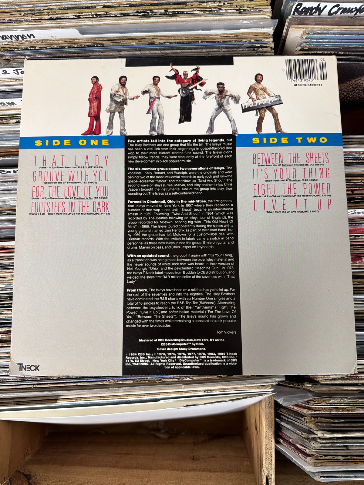 The Isley Brothers – Isley's Greatest Hits, Vol. 1 FZ 39240 Vinyl LP VG/VG+