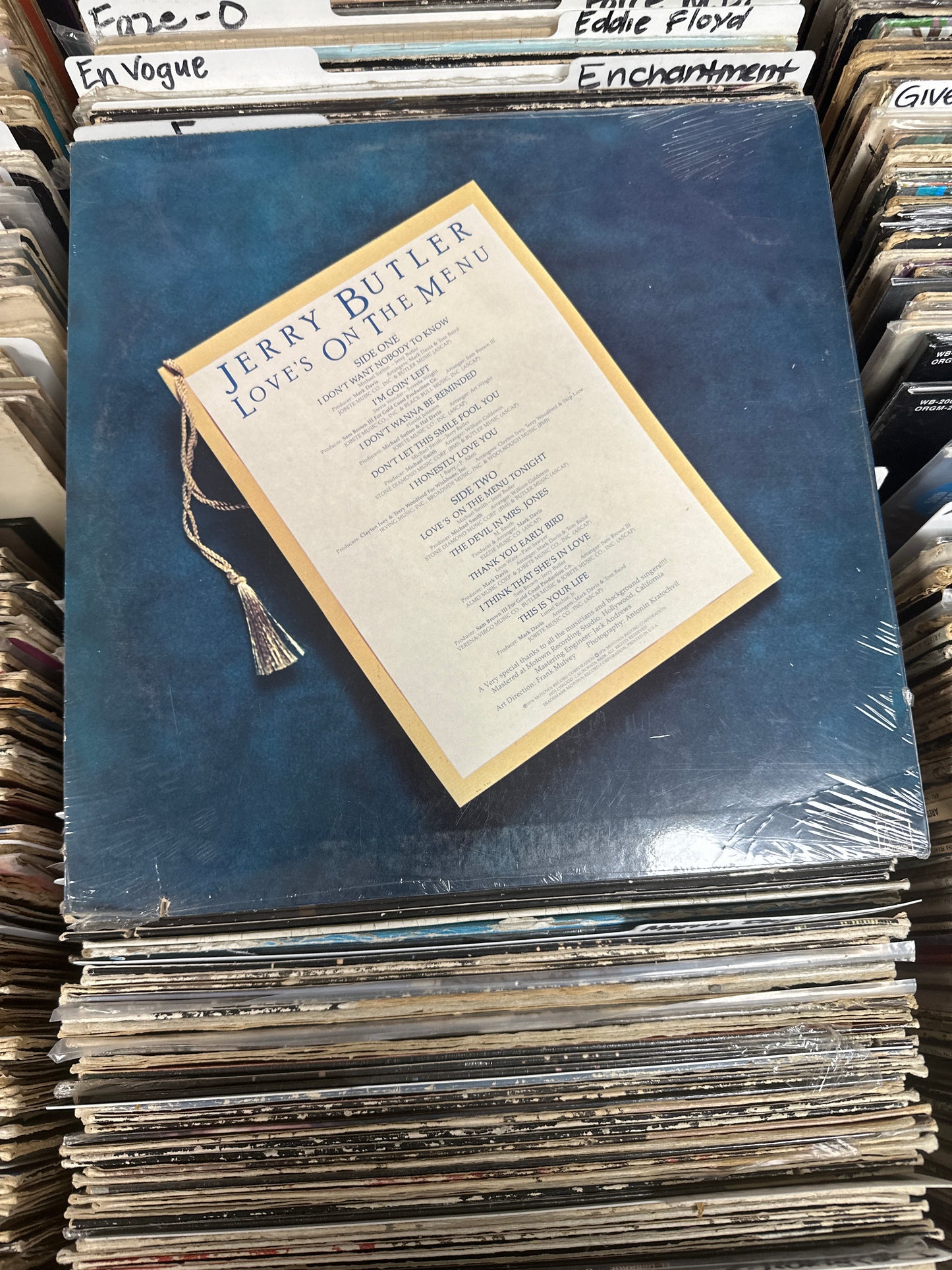 Jerry Butler – Love's On The Menu Vinyl LP M6-850S1