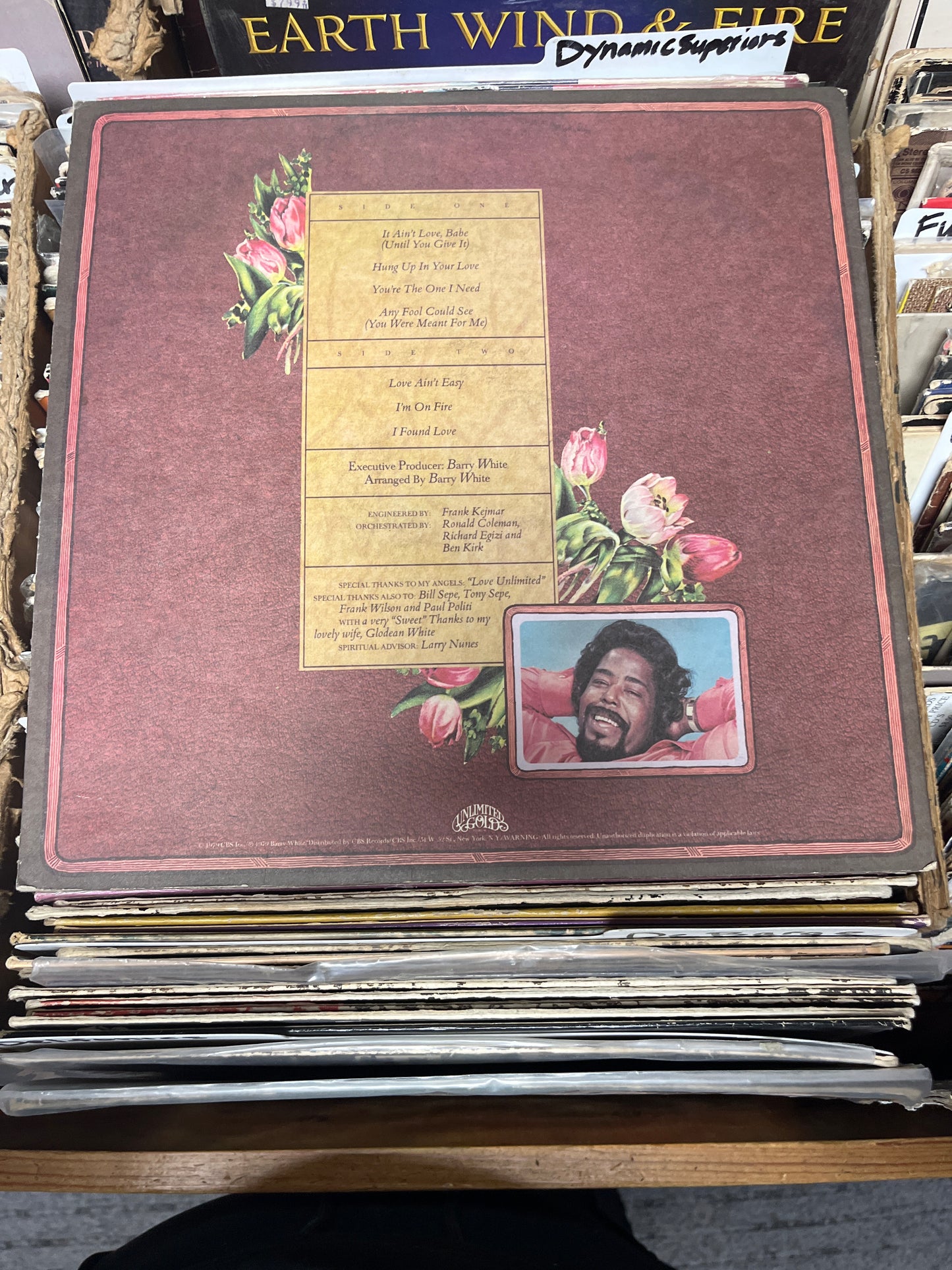 Barry White – The Message Is Love Vinyl Lp JZ 35763 VG/VG+
