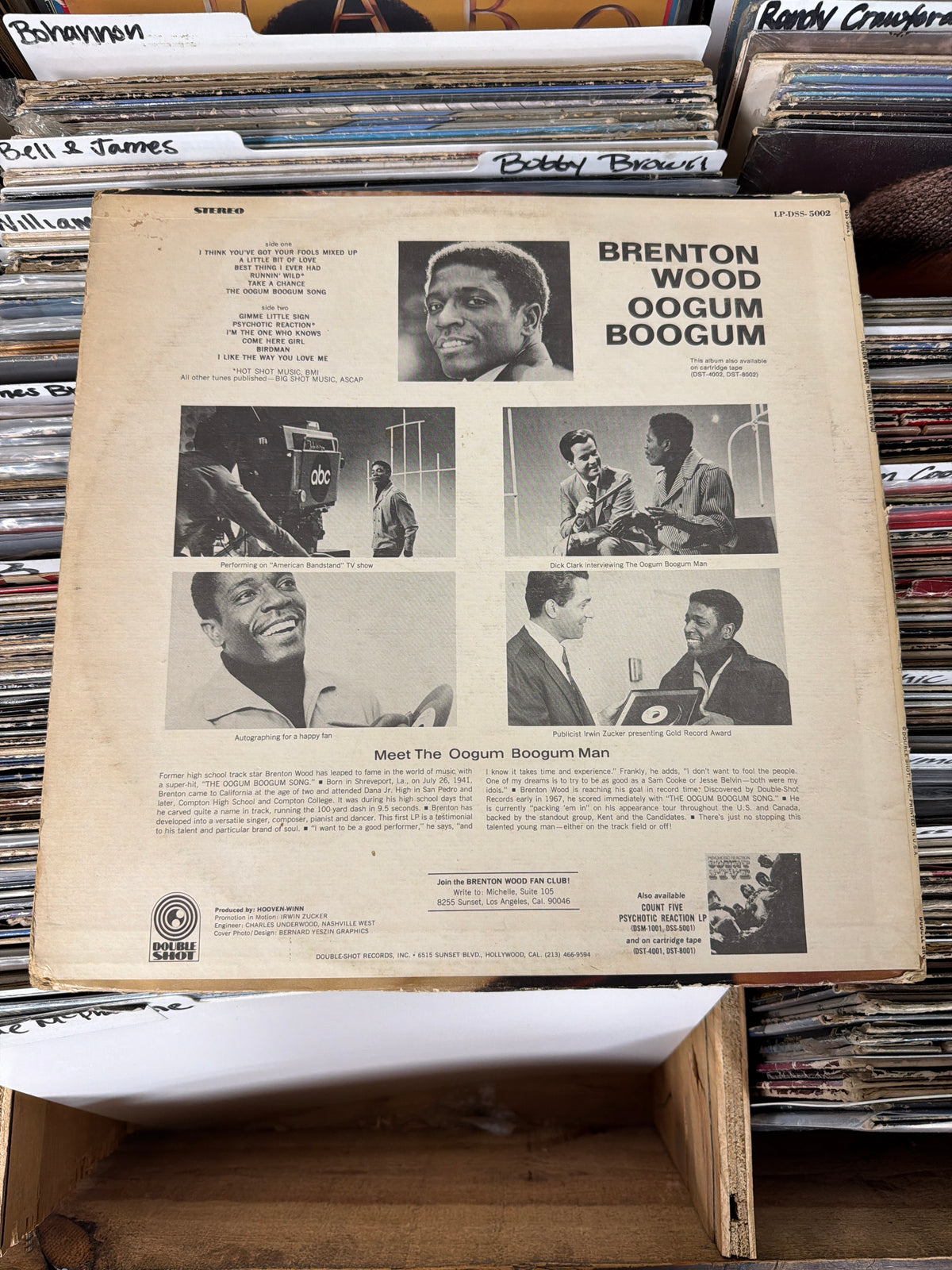 Brenton Wood – Oogum Boogum DSS-5002 Vinyl LP G+/G+