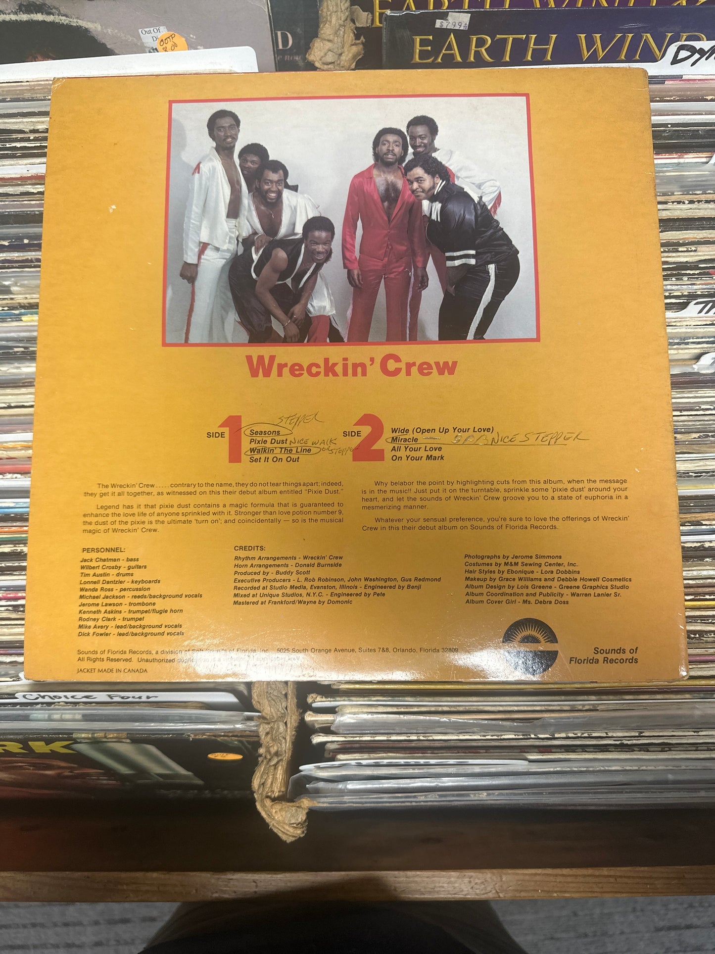 Pixie Dust-Wreckin Crew Vinyl LP SOF-5000 VG/VG+