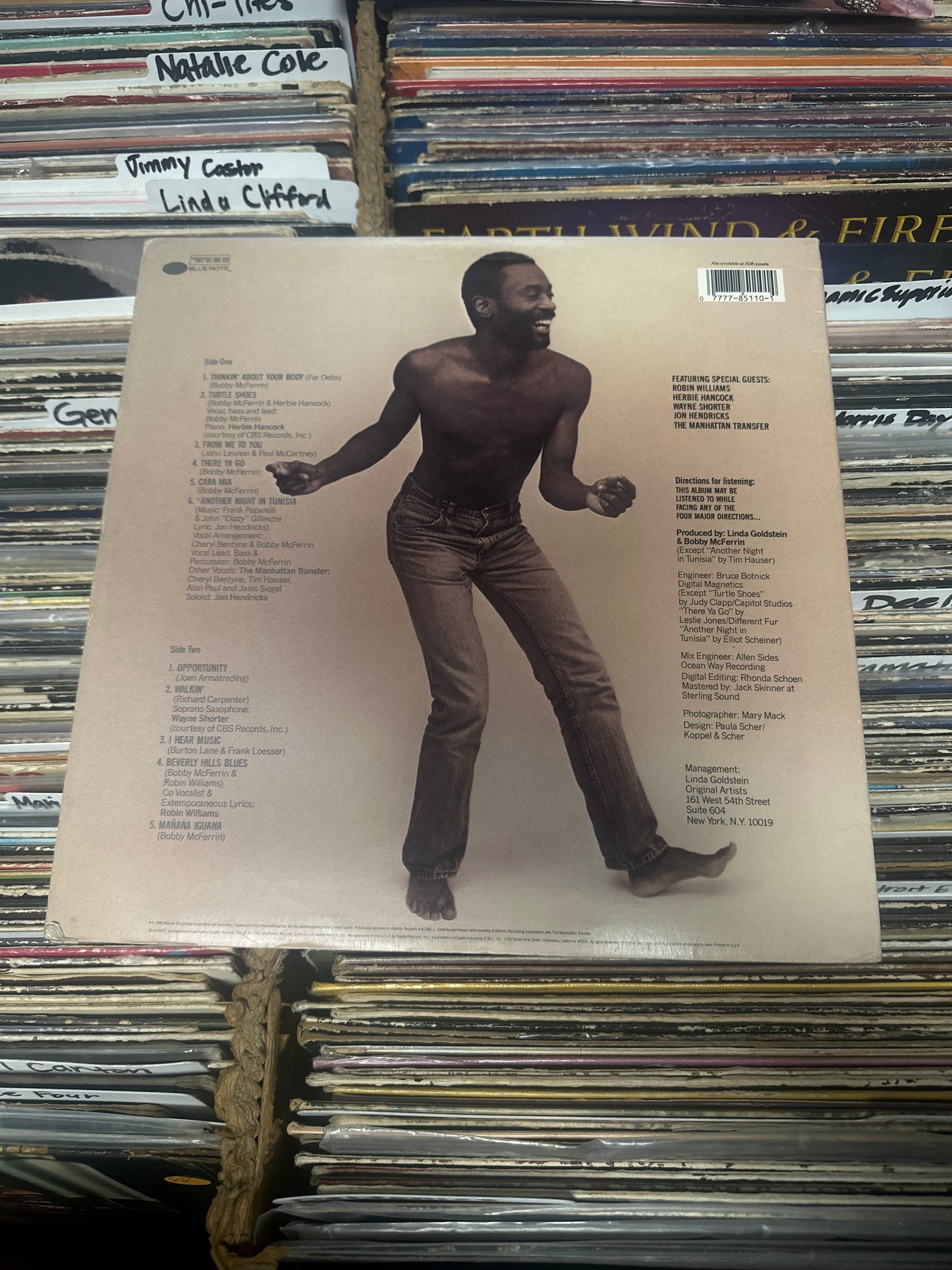 Bobby McFerrin – Spontaneous Inventions Vinyl LP BT-85110 VG+/VG+