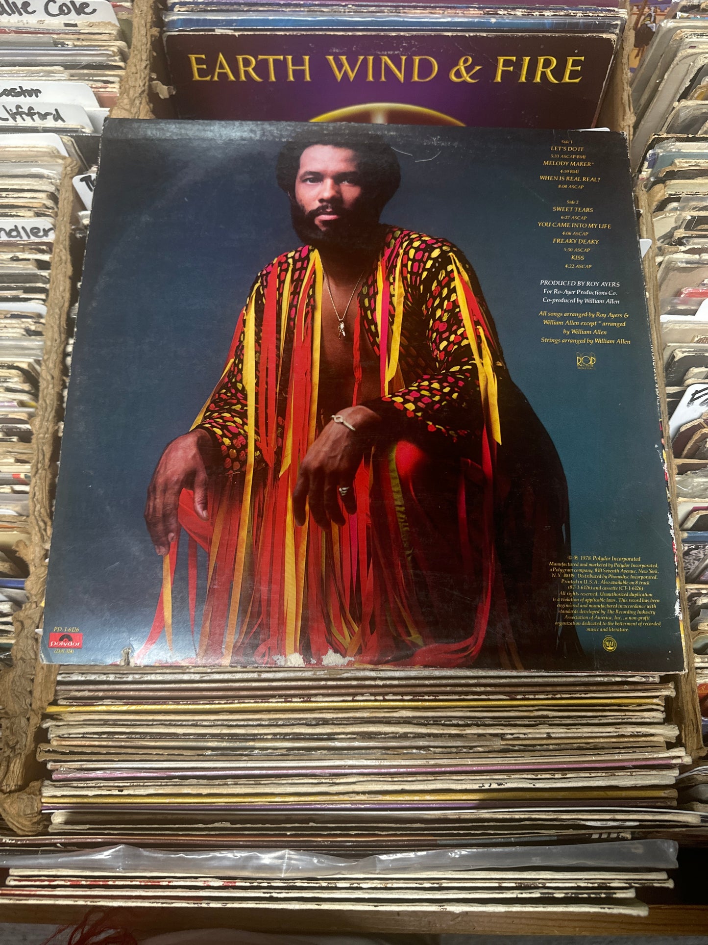 Roy Ayers – Let's Do It Vinyl LP PD-1-6126 (PRC) VG+/VG