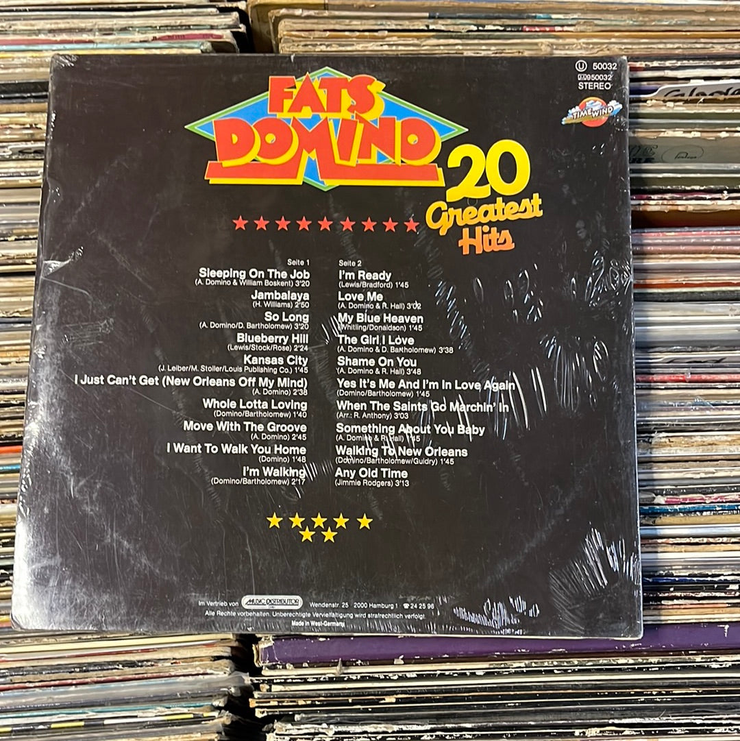 Fats Domino – 20 Greatest Hits Vinyl Lp