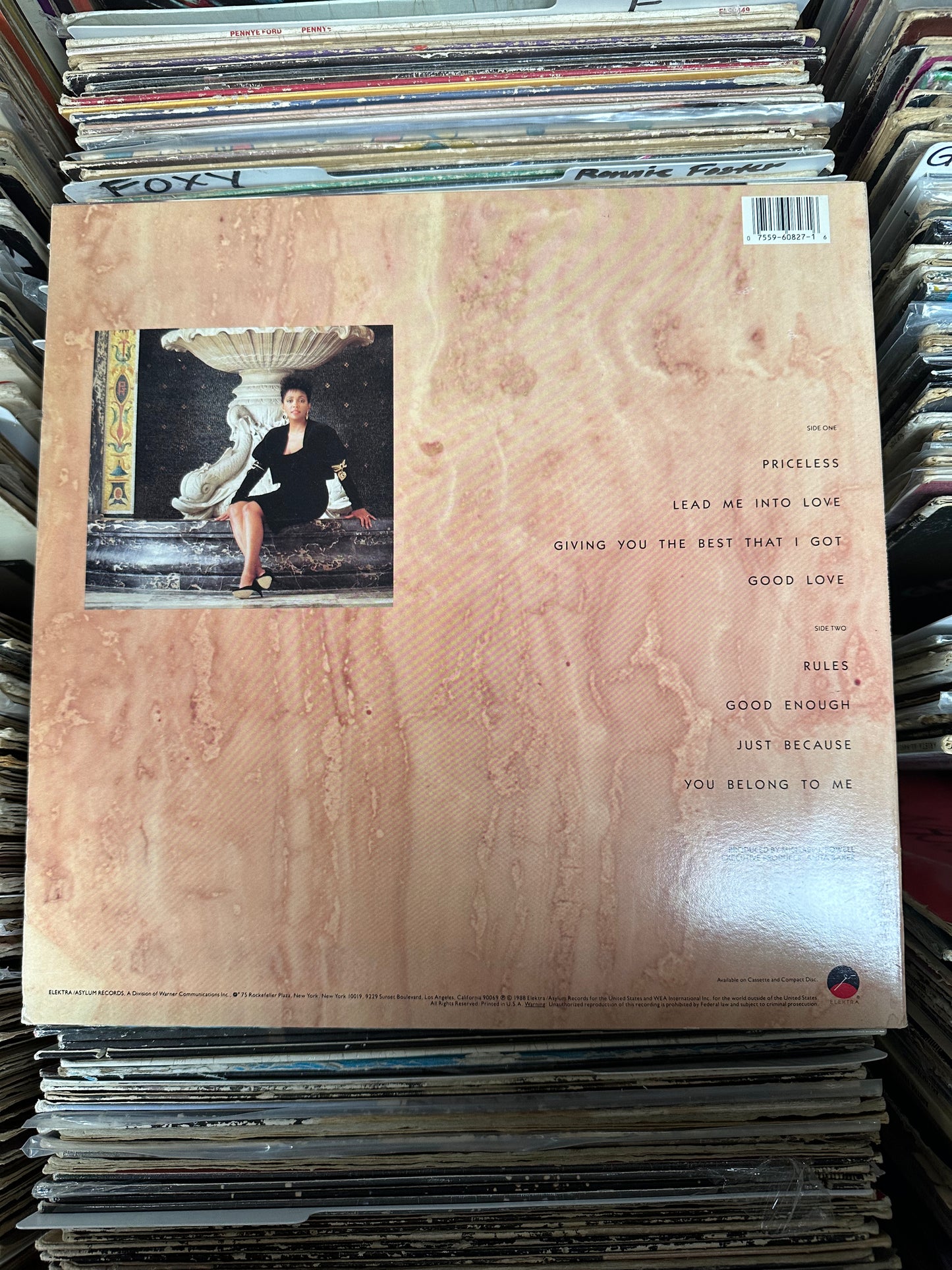 Anita Baker – Giving You The Best That I Got Vinyl, LP, SP Excellent/VG+