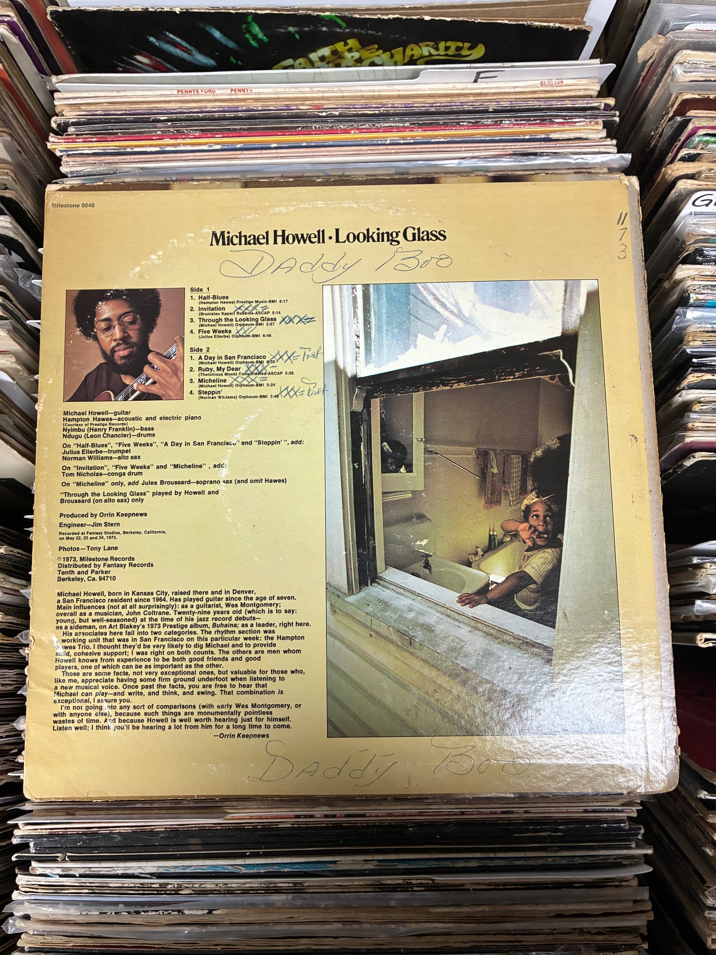 Michael Howell-Looking Glass Vinyl LP Promo VG+/G