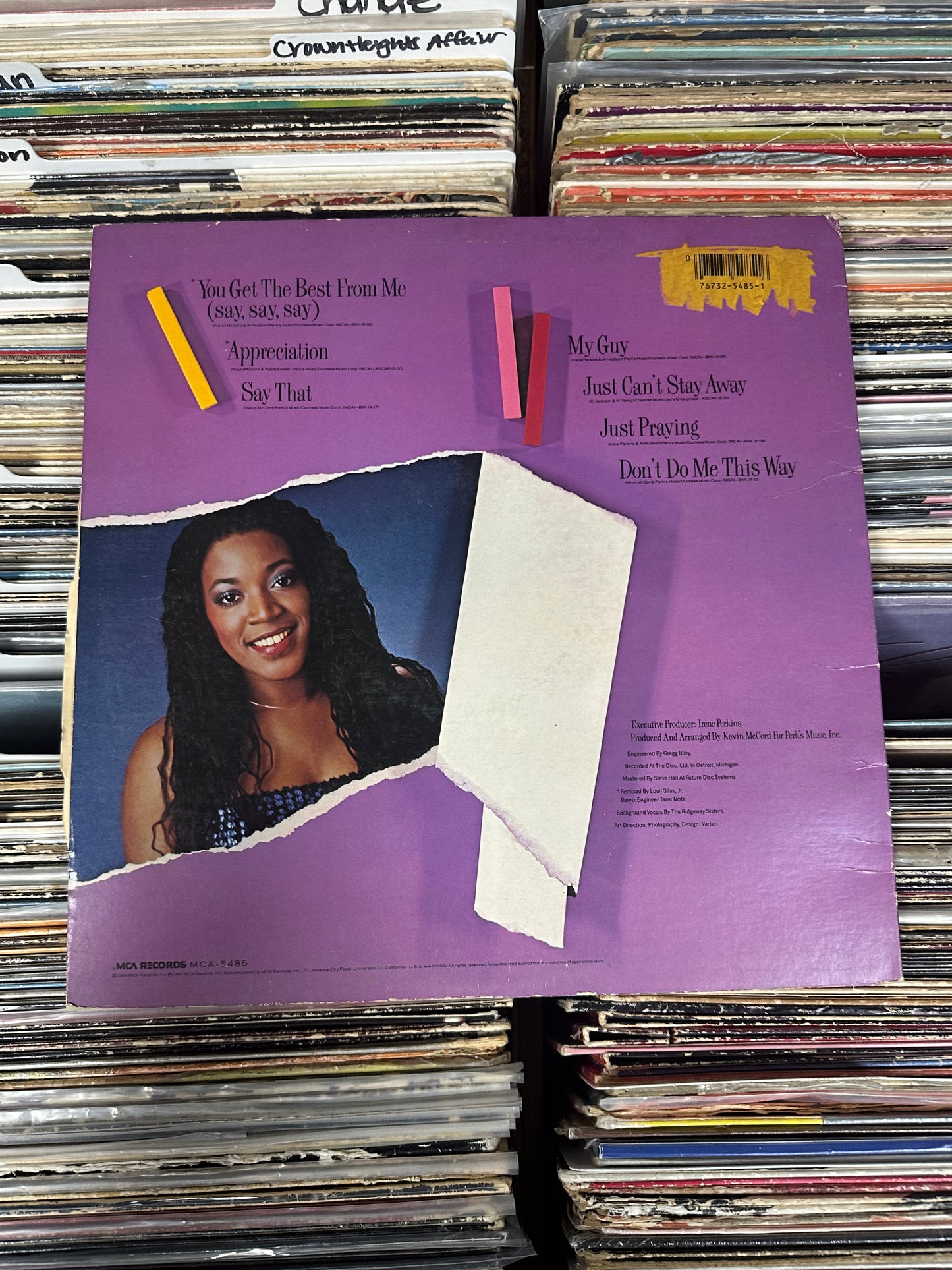 Alicia Myers – I Appreciate Vinyl LP MCA-5485 VG+/VG+