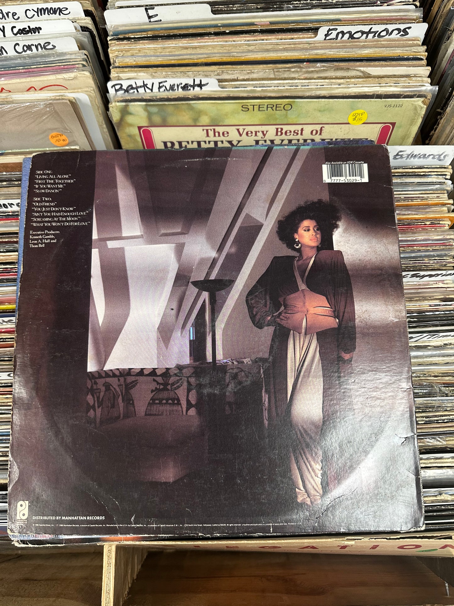 Phyllis Hyman – Living All Alone Vinyl LP VG/VG