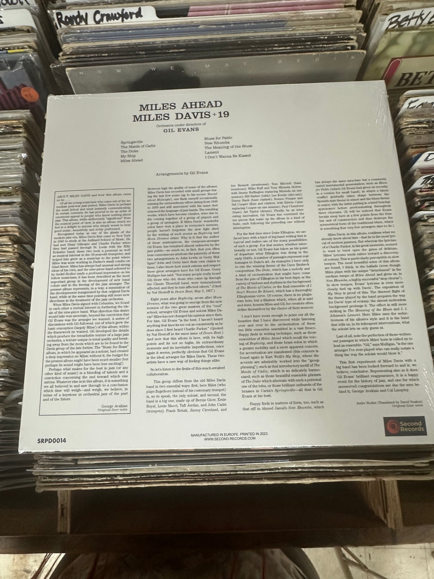 Miles Davis-Miles Ahead Vinyl LP