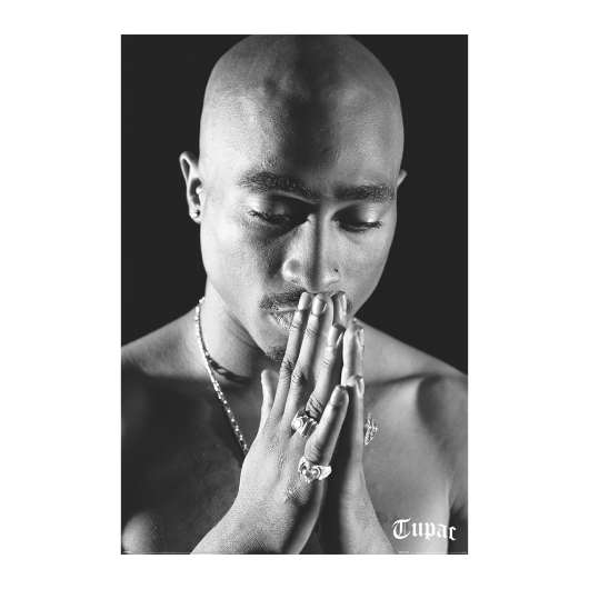 Tupac Pray Poster