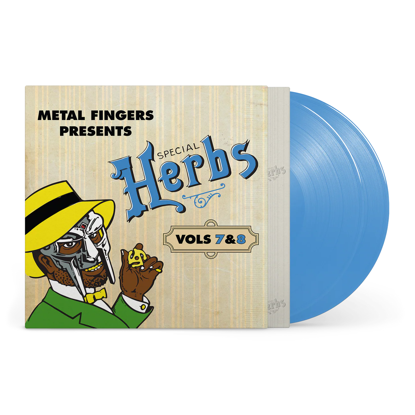 MF DOOM - Metal Fingers Presents: Special Herbs Vol. 7 & 8 (2LP Sky Blue Vinyl)