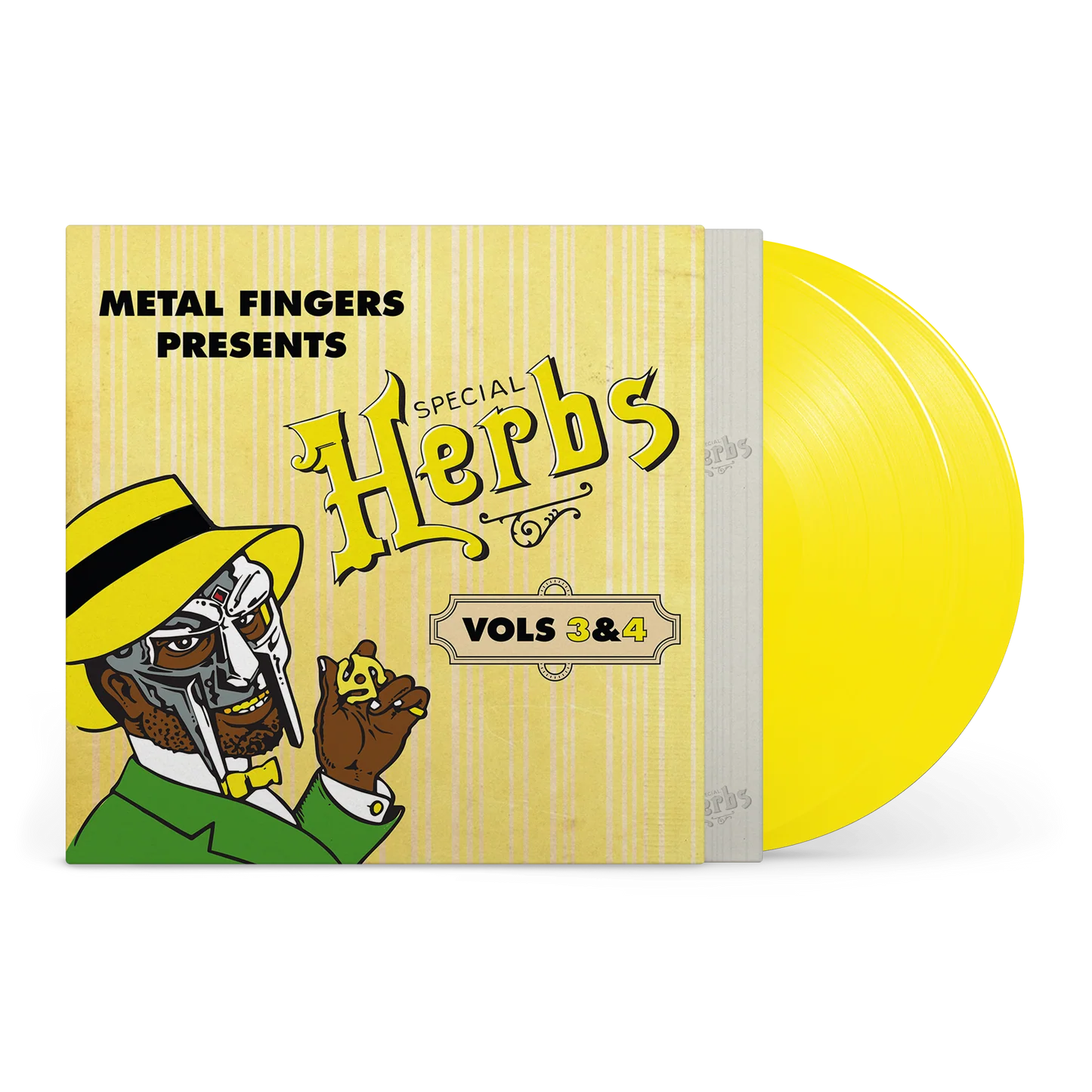 MF DOOM - Metal Fingers Presents: Special Herbs Vol. 3 & 4 (2LP Lemon Yellow Vinyl)