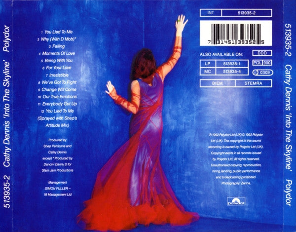 Cathy Dennis – Into The Skyline CD VG+/VG+