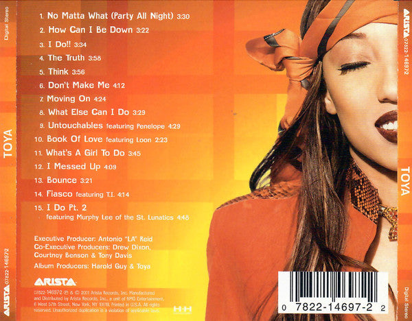 Toya – Toya CD Mint Condition