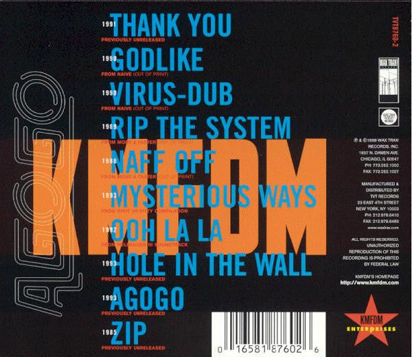 KMFDM – Agogo CD VG+/VG+
