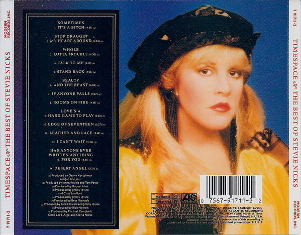 Stevie Nicks – Timespace - The Best Of Stevie Nicks CD VG+/VG+