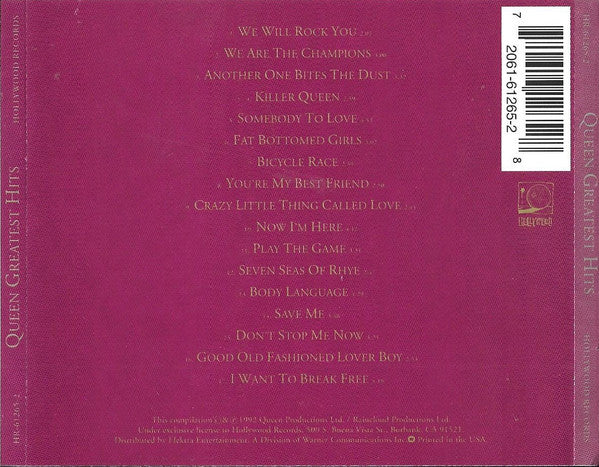 Queen – Greatest Hits CD Mint Condition