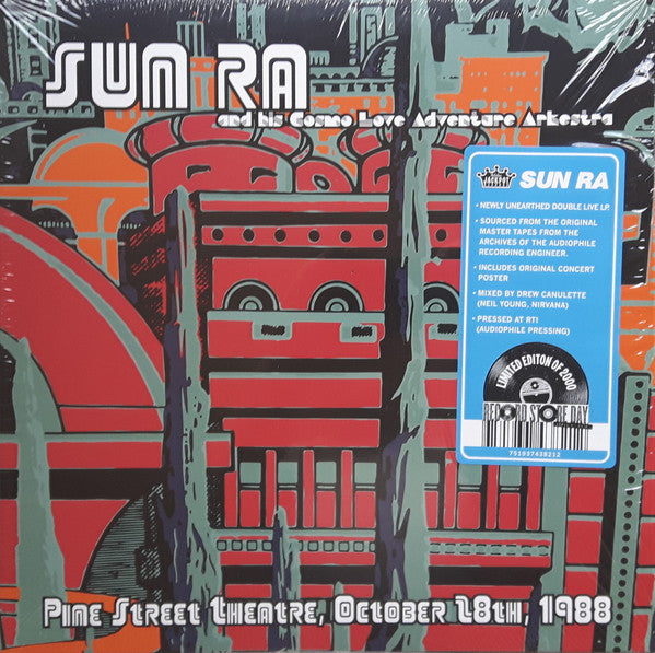 Sun Ra And His Cosmo Love Adventure Arkestra – Pine Street Theatre, October 28th 1988 2 × Vinyl, LP, Record Store Day, Limited Edition