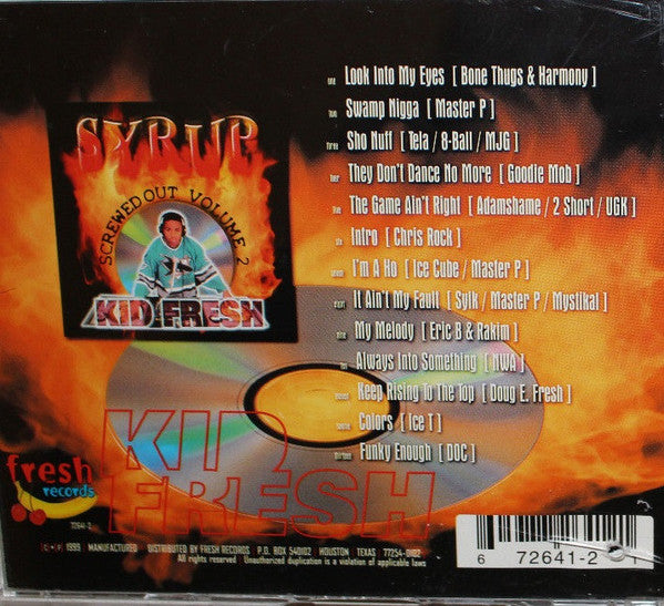 Kid Fresh – Screwed Out Volume 2 CD Mint Condition