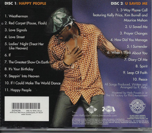 R. Kelly – Happy People / U Saved Me CD Mint Condition