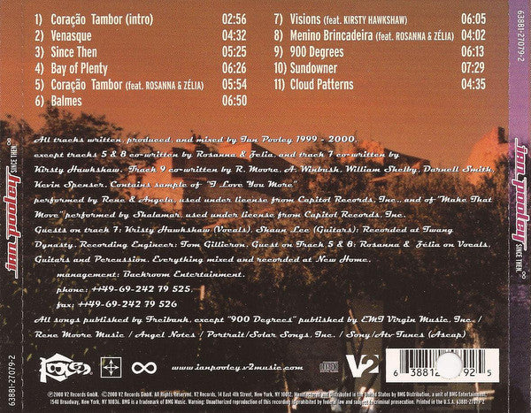 Ian Pooley – Since Then. CD VG+/VG+