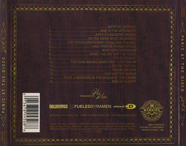 Panic At The Disco* – Pretty. Odd. CD Mint Condition