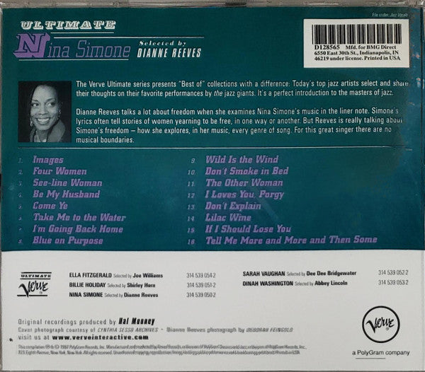 Nina Simone – Ultimate Nina Simone Club Edition CD