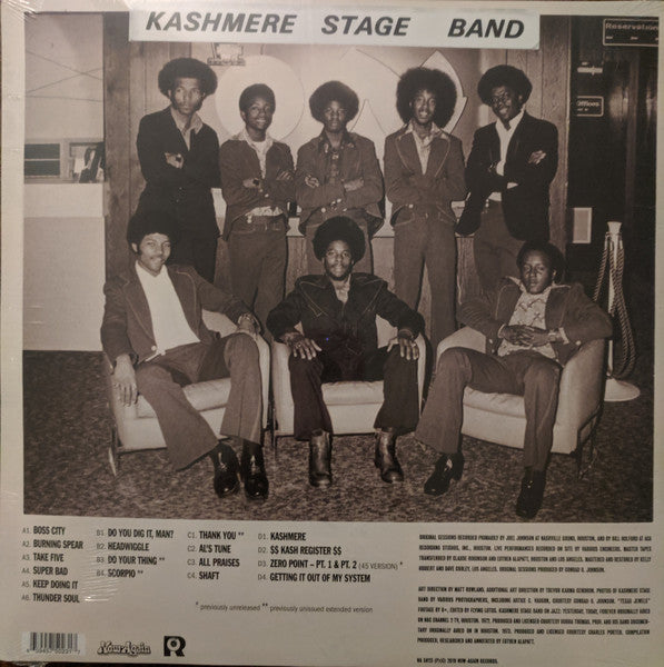 Kashmere Stage Band – Texas Thunder Soul 1968-1974 2x Vinyl Lp