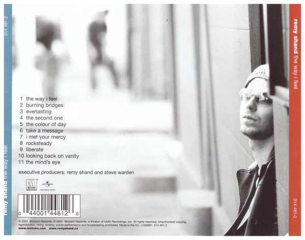 Remy Shand – The Way I Feel CD VG/VG