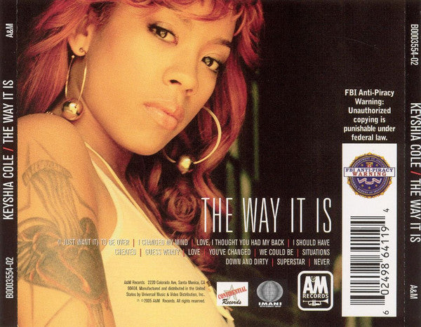 Keyshia Cole – The Way It Is CD NM