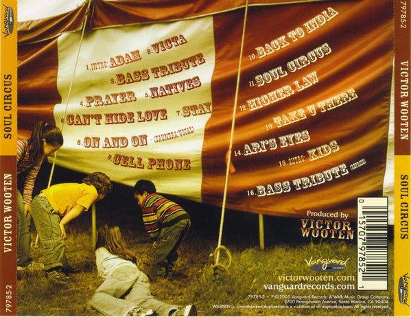 Victor Wooten – Soul Circus CD VG+/VG+